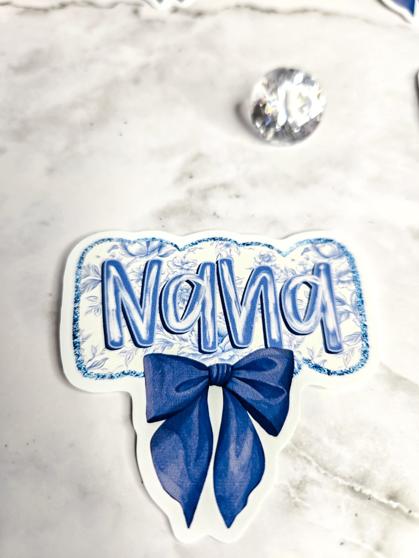 Nana bow sticker