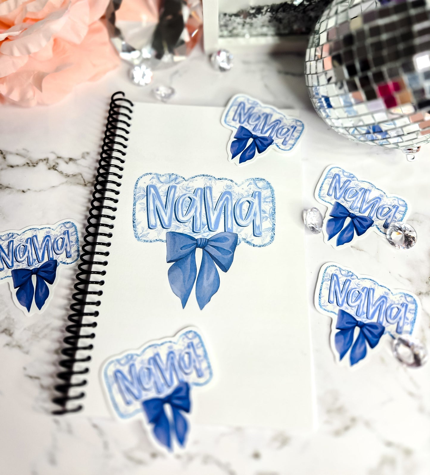 Nana bow sticker