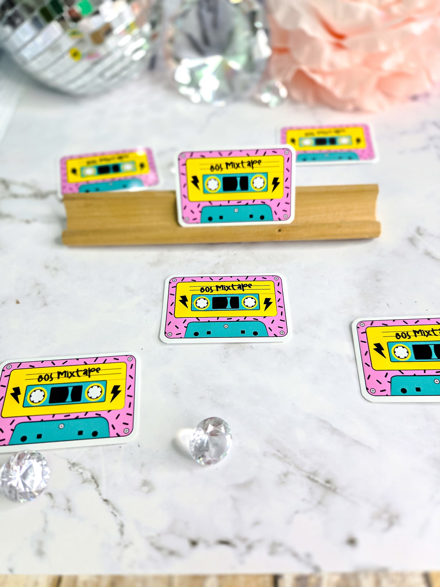 80s mixtape sticker