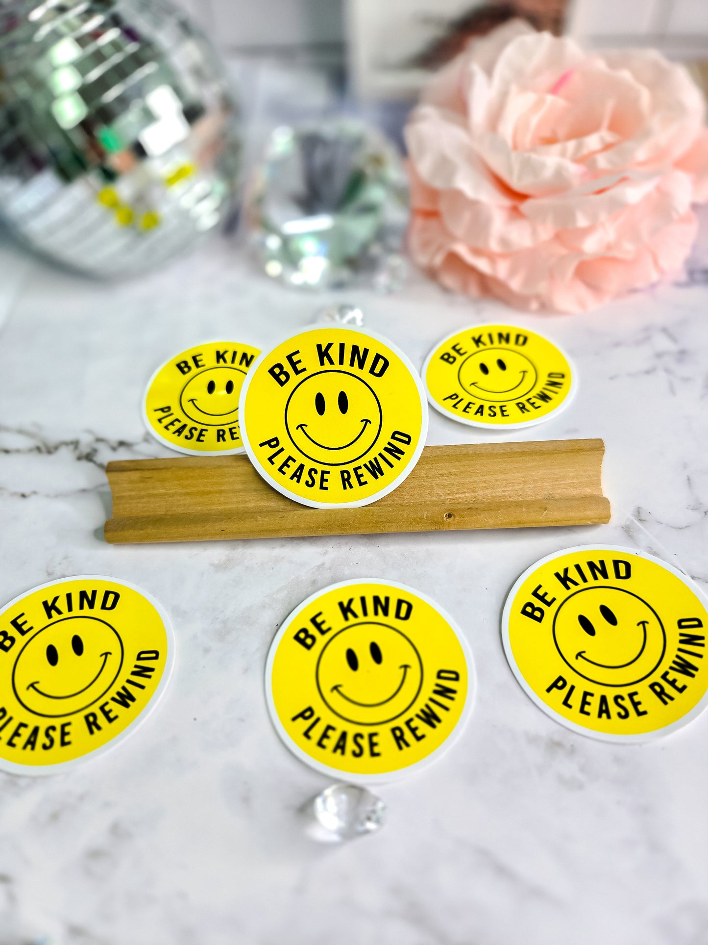 Be kind and rewind sticker