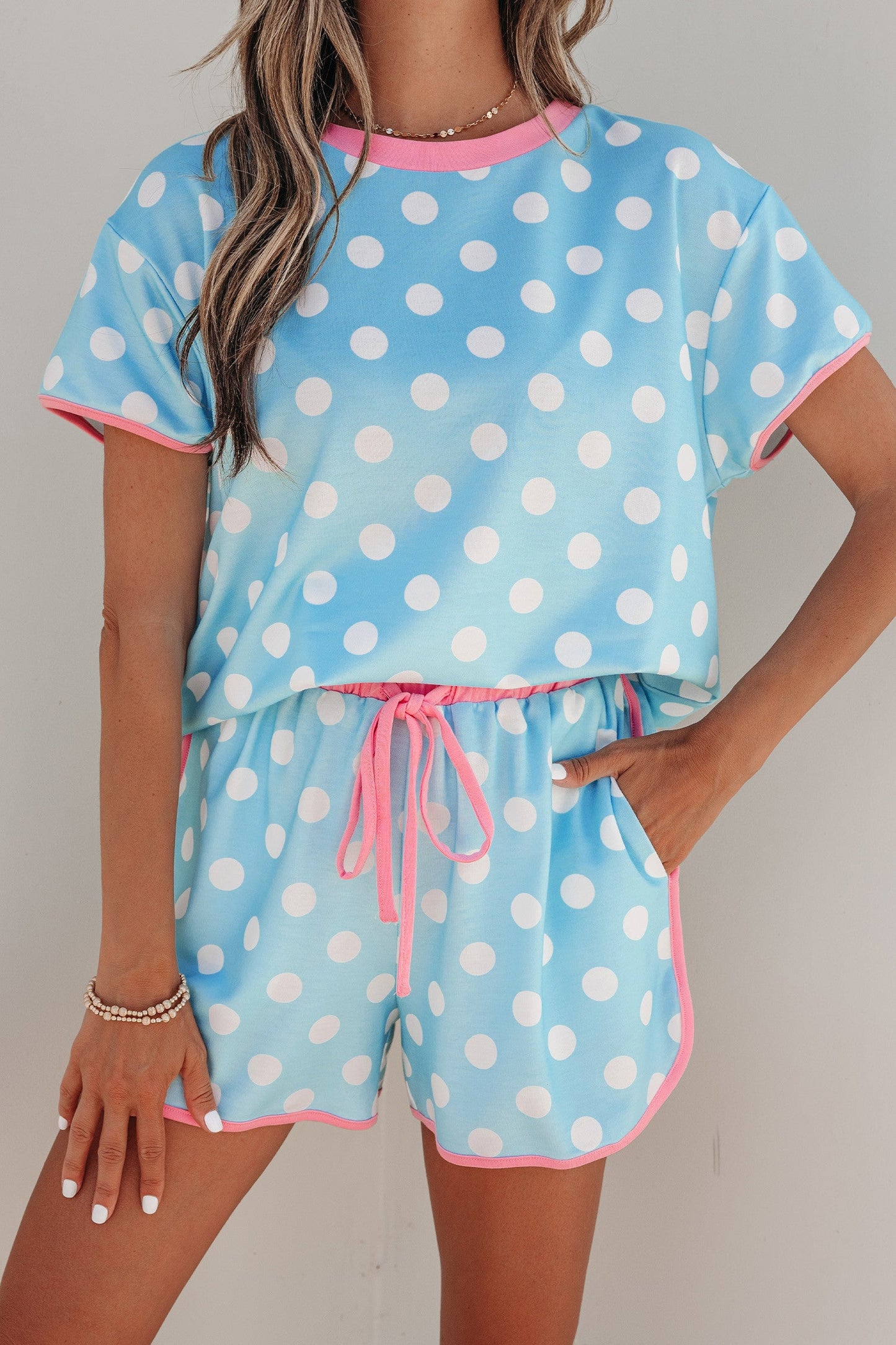Polka Dot Casual Set