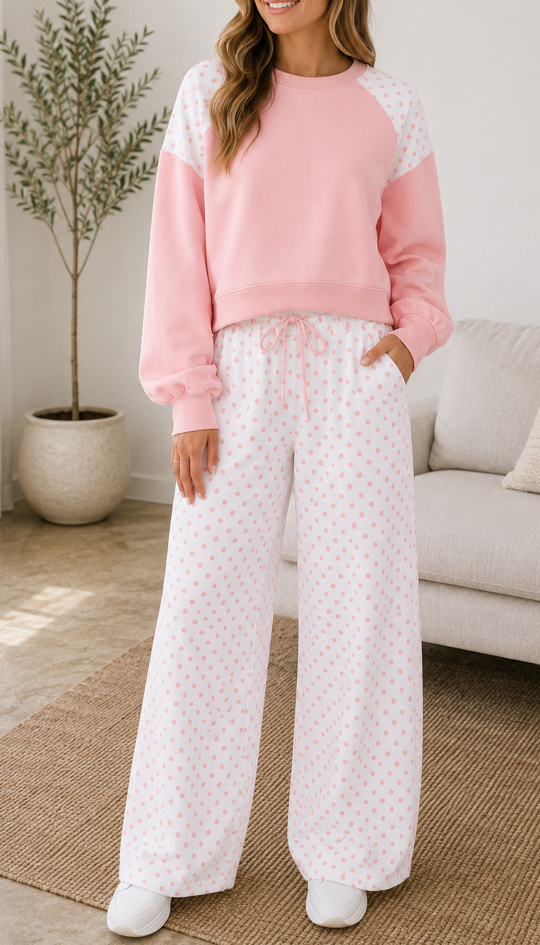 Polka Dot Patchwork Set