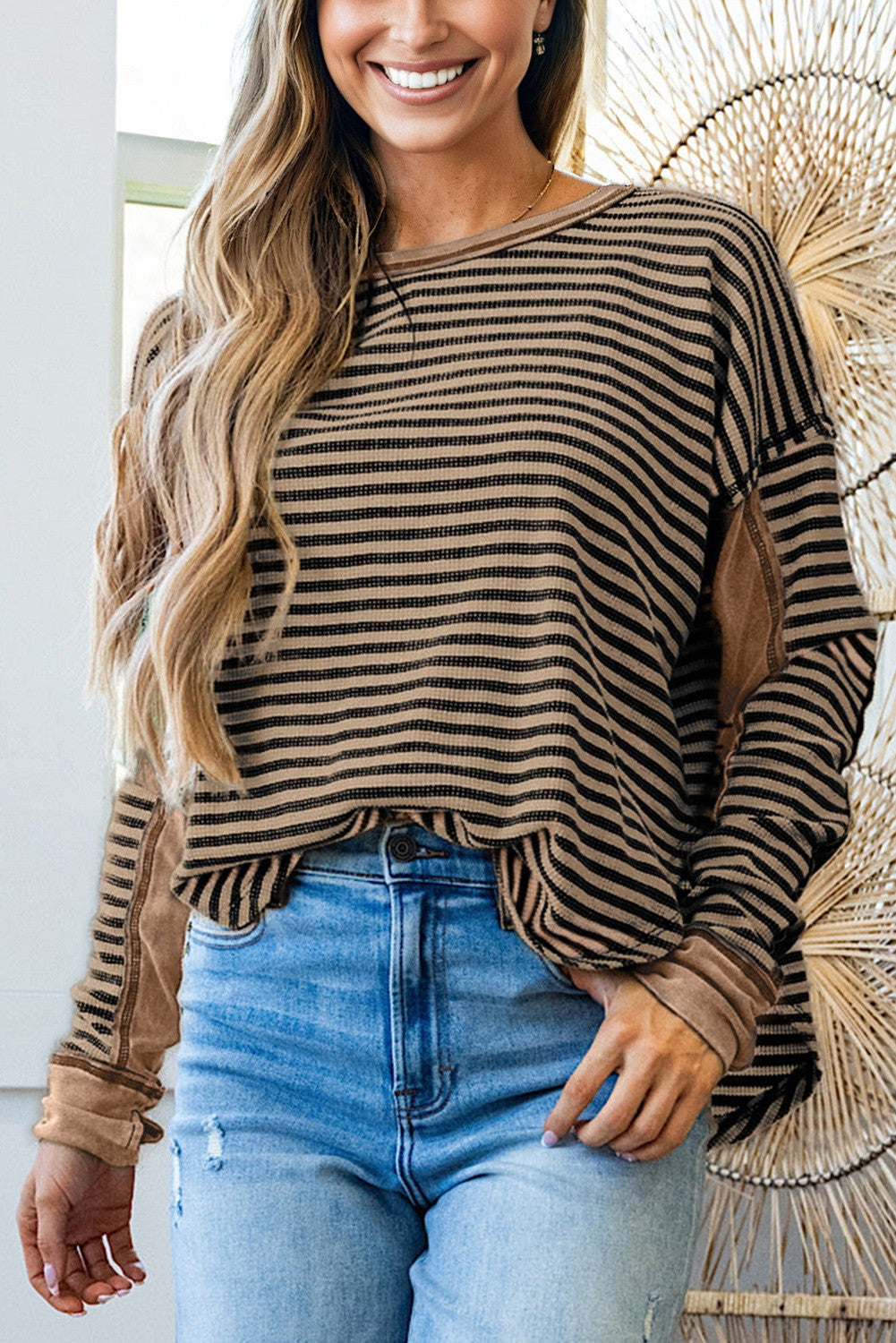 Stripe Thermal Knit Top November.
