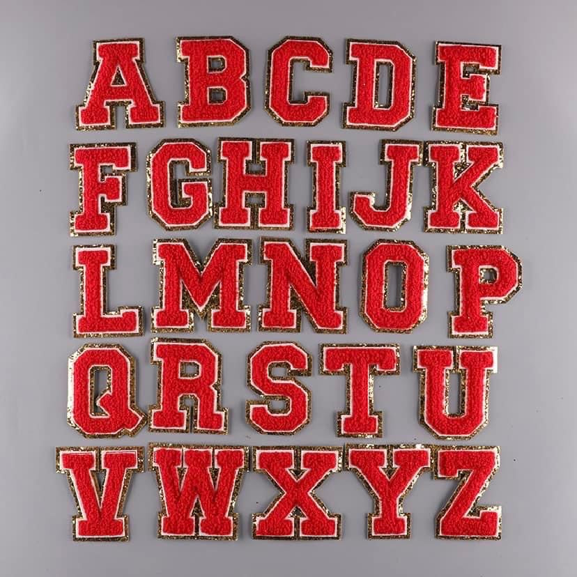 Letter Patches Set