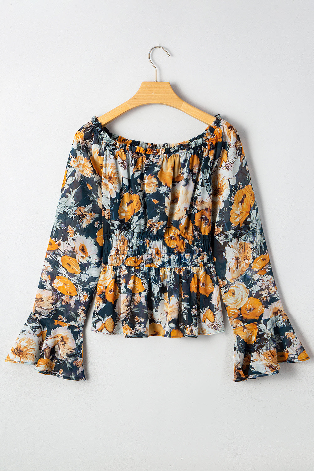 Floral Off Shoulder Bell Top LT