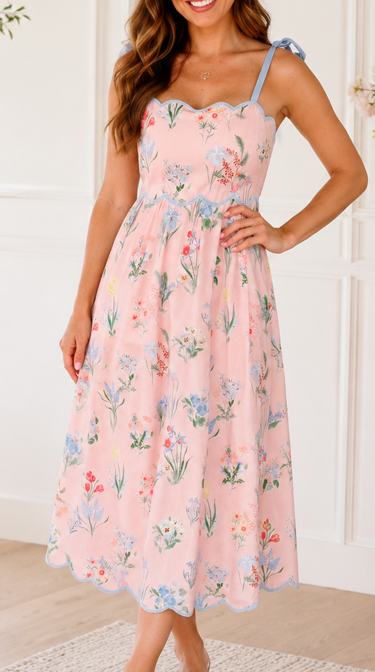 Floral Midi Dress RTS