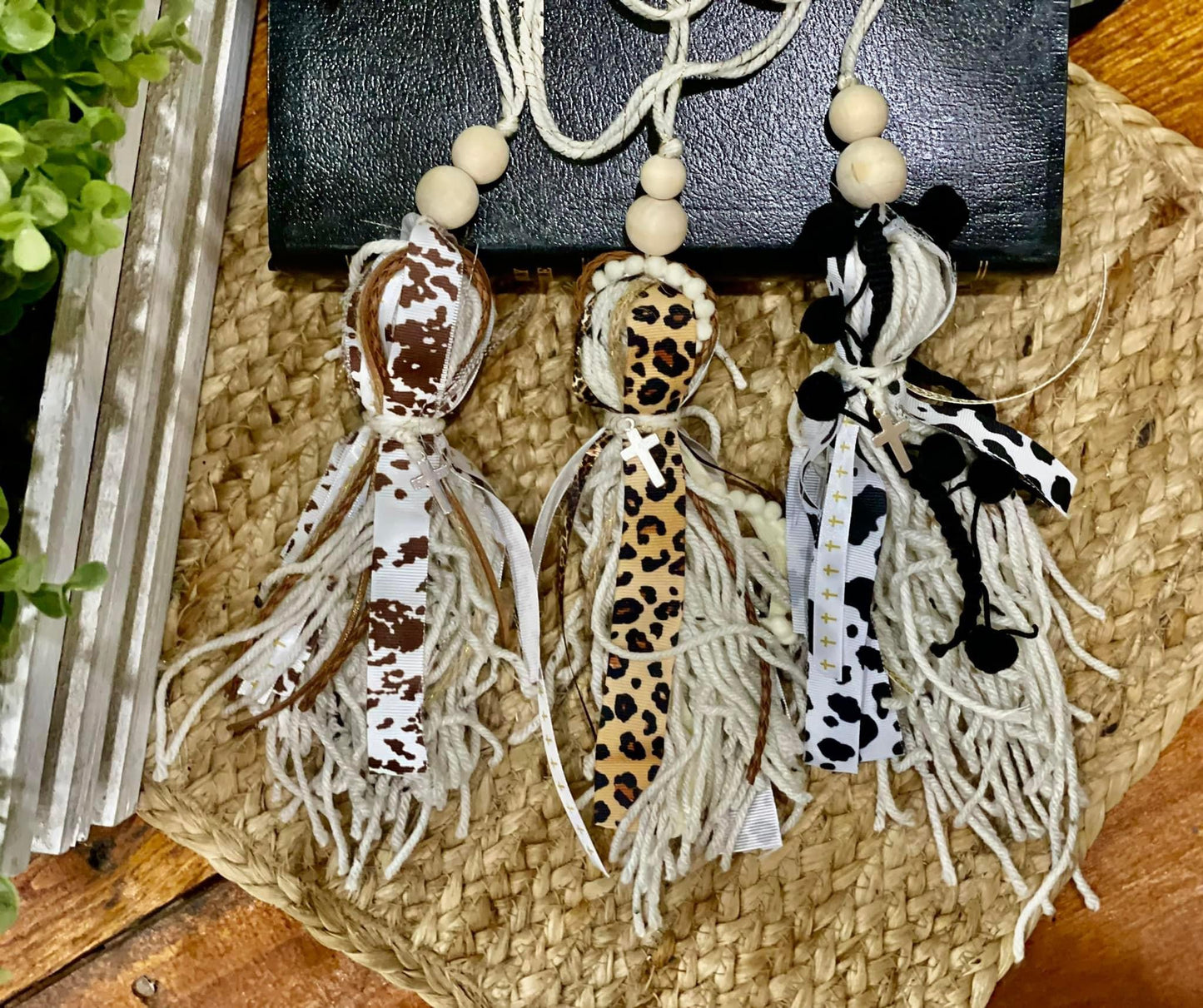 Animal Print Bible Tassels