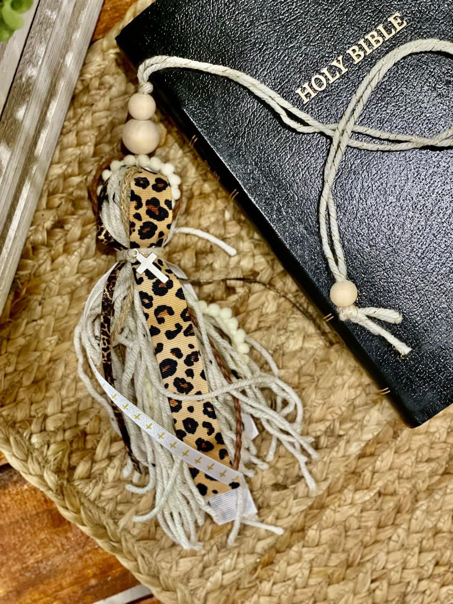 Animal Print Bible Tassels