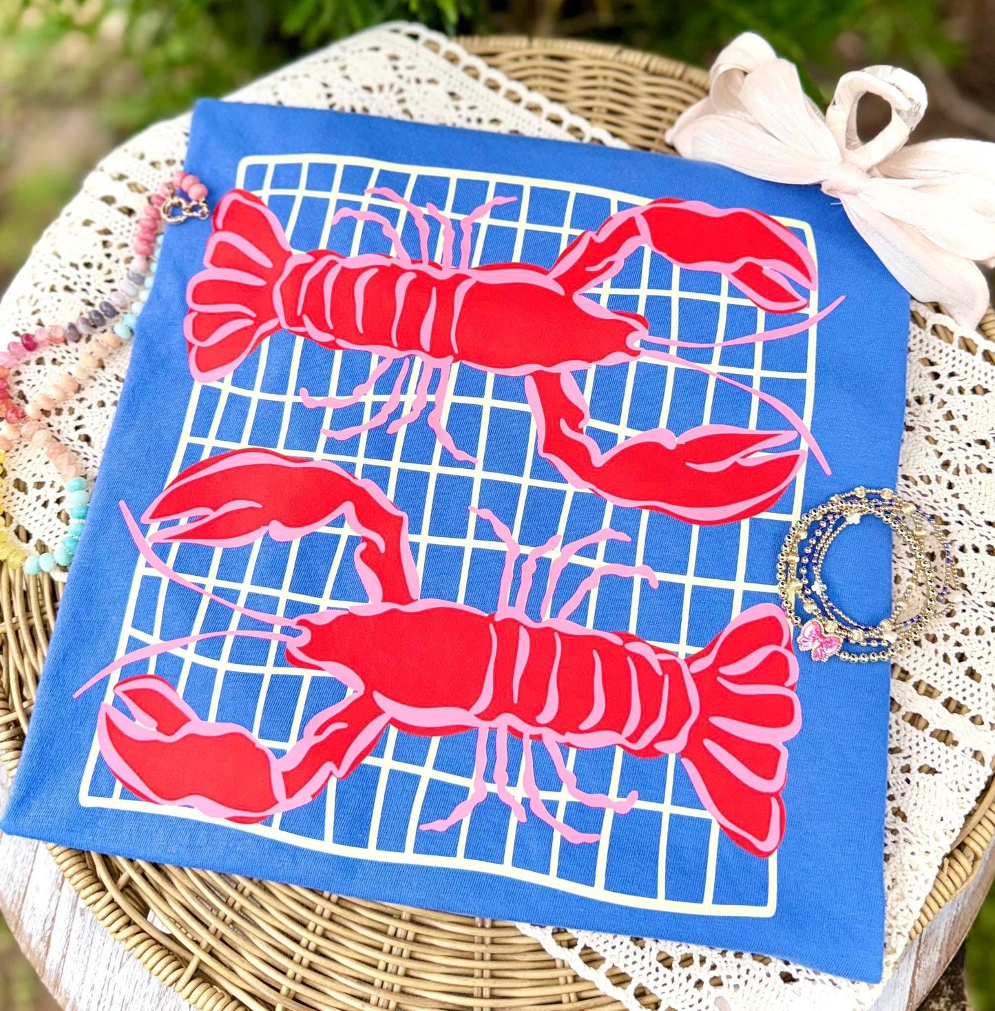 Lobster Grid Tee.