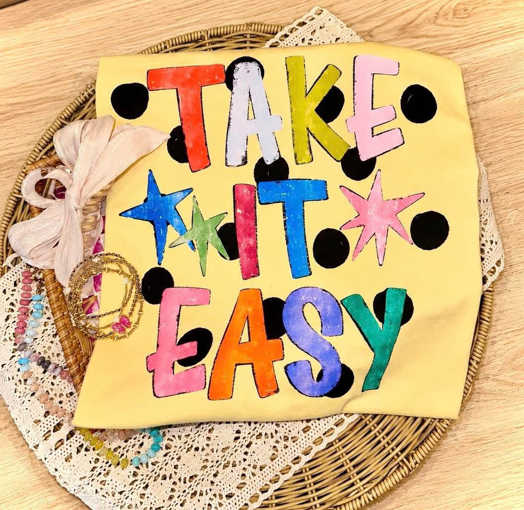 Take It Easy Star Dot Tee.