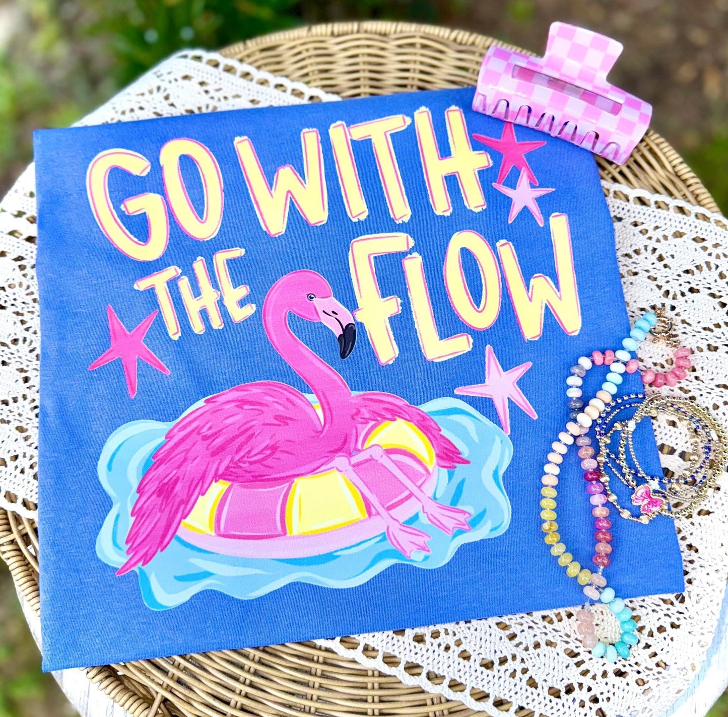 Go With The Flow Tee.