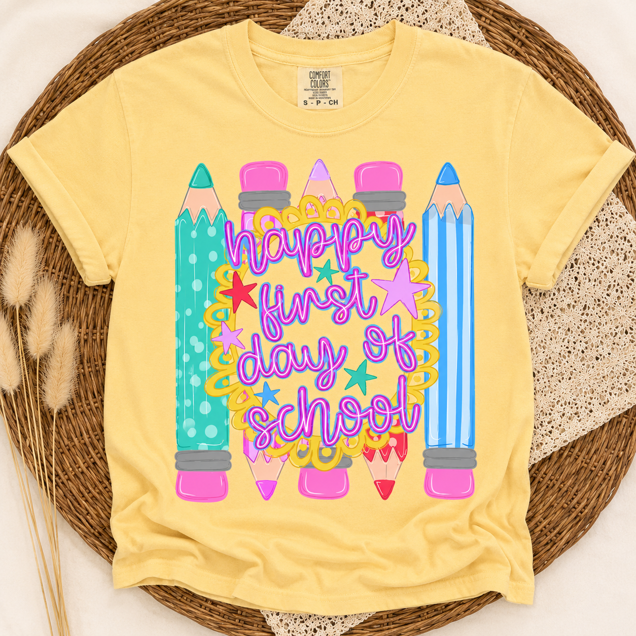Happy First Day of School Tee.