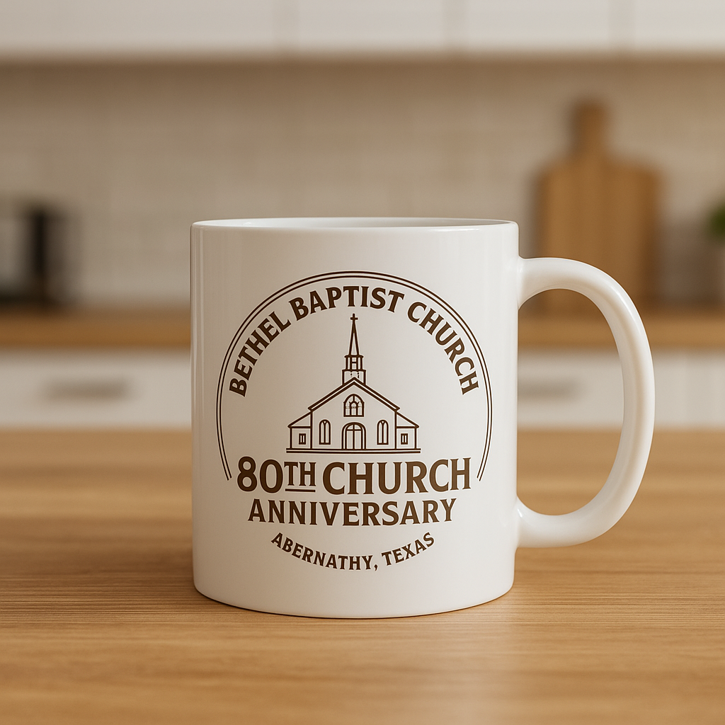 Bethel Baptist Church 80th Anniversary Mug
