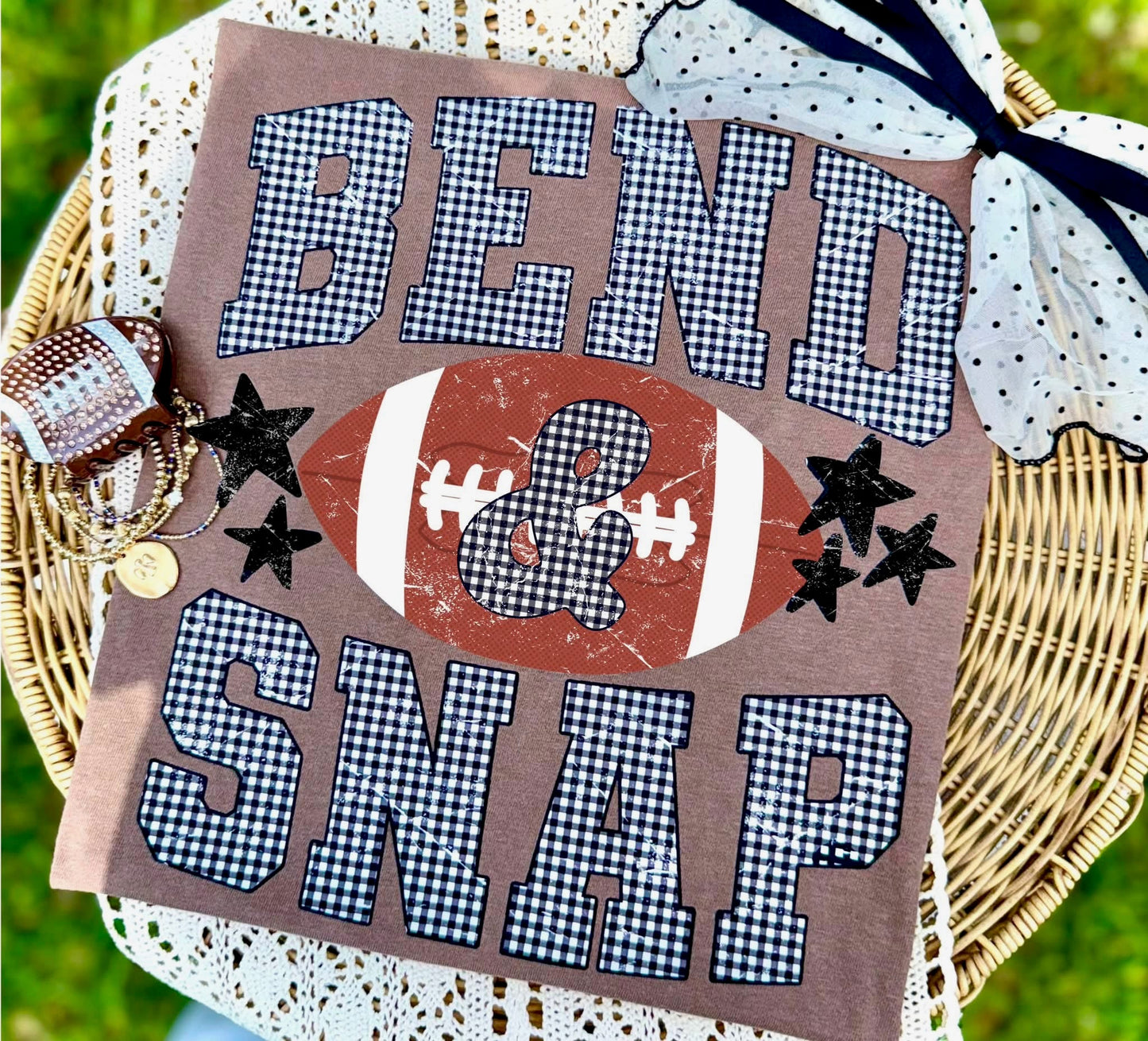Bend and Snap Football Tee.
