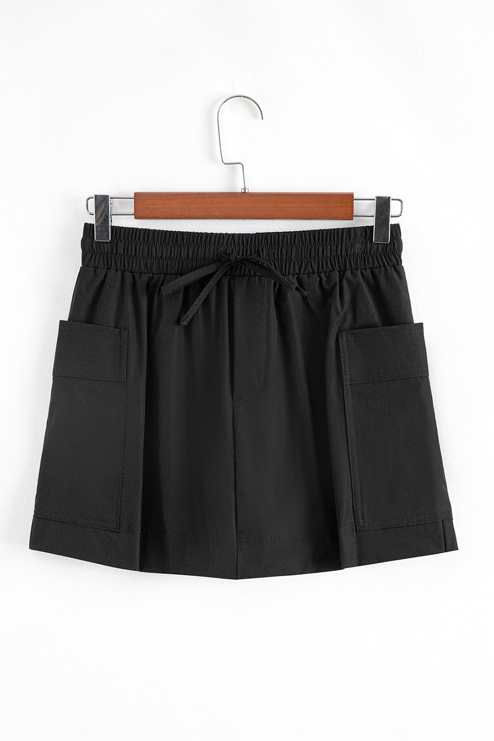 Black Cargo Athletic Skort LT