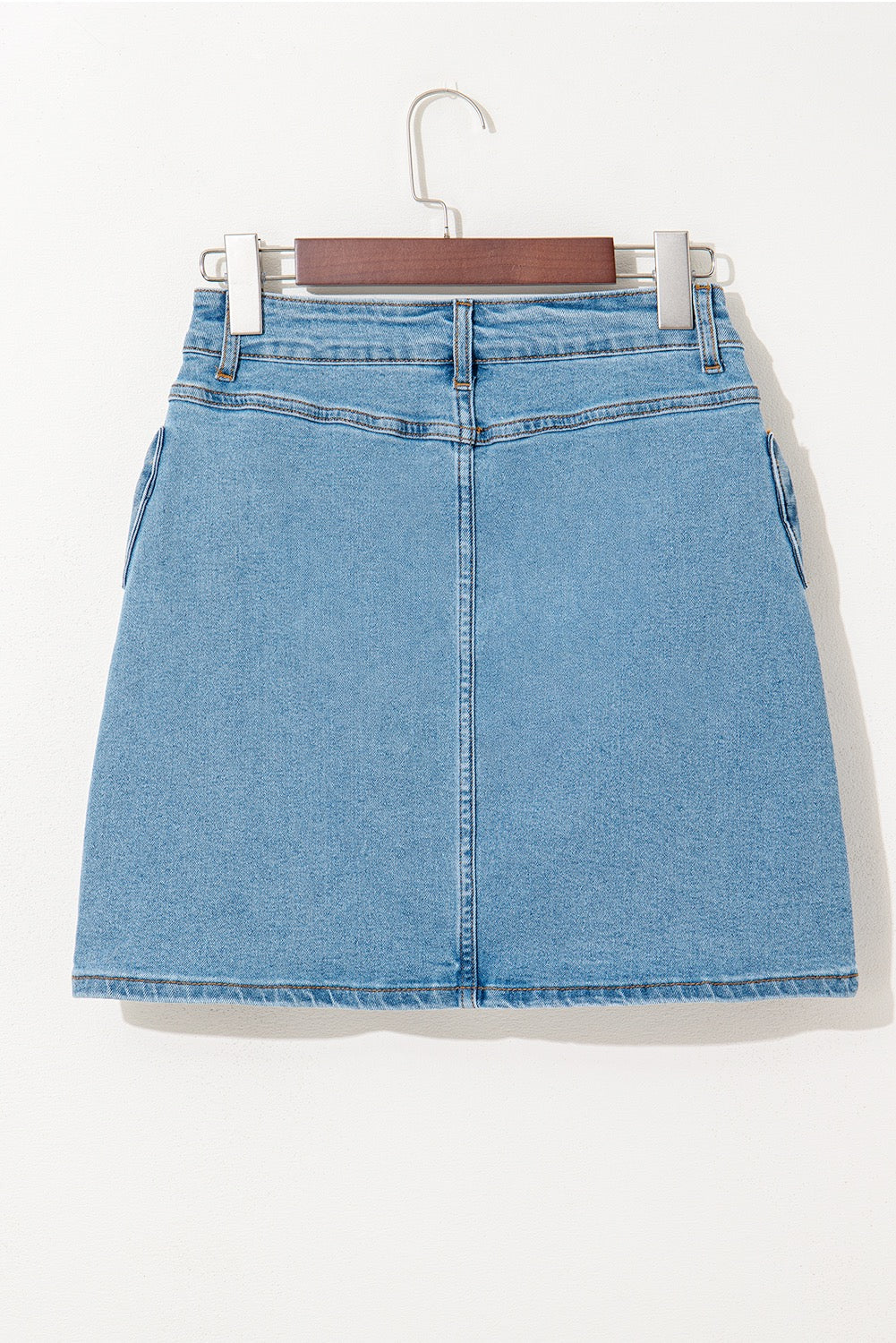 Acid Wash Bow Skirt LT