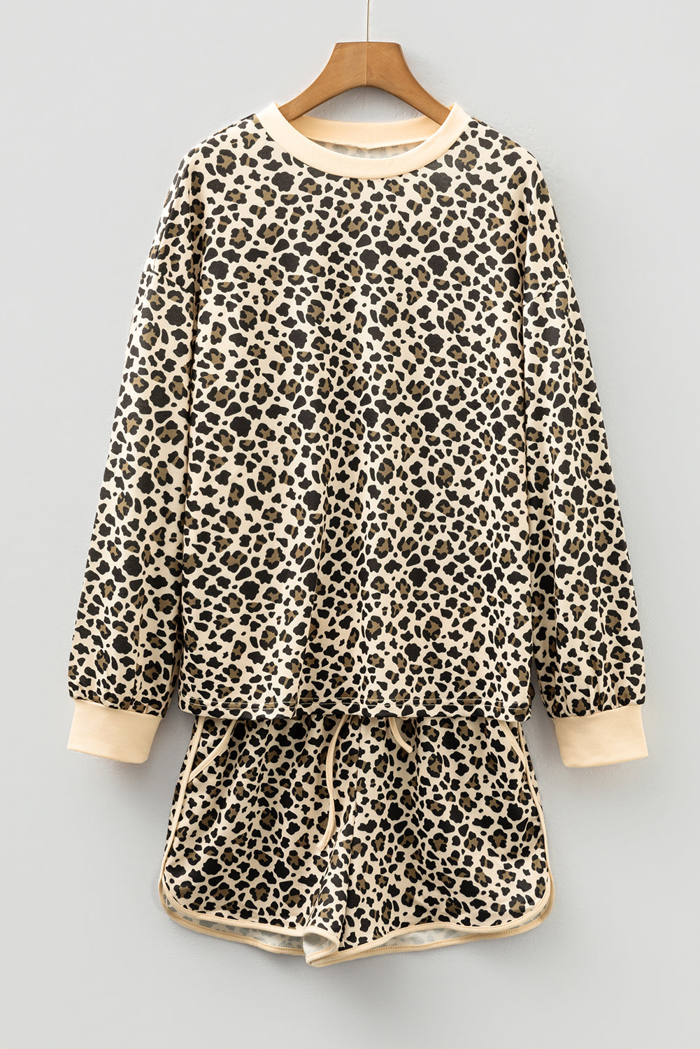 Leopard Pullover Drawstring Set LT