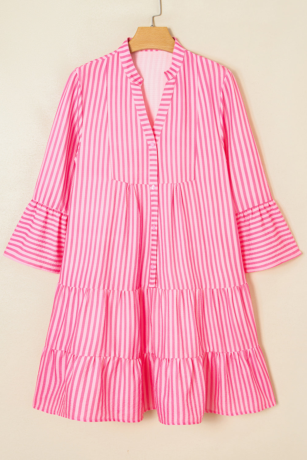 Pink Stripe Flowy Dress LT