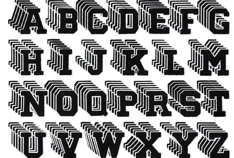 Large Letter Patches
