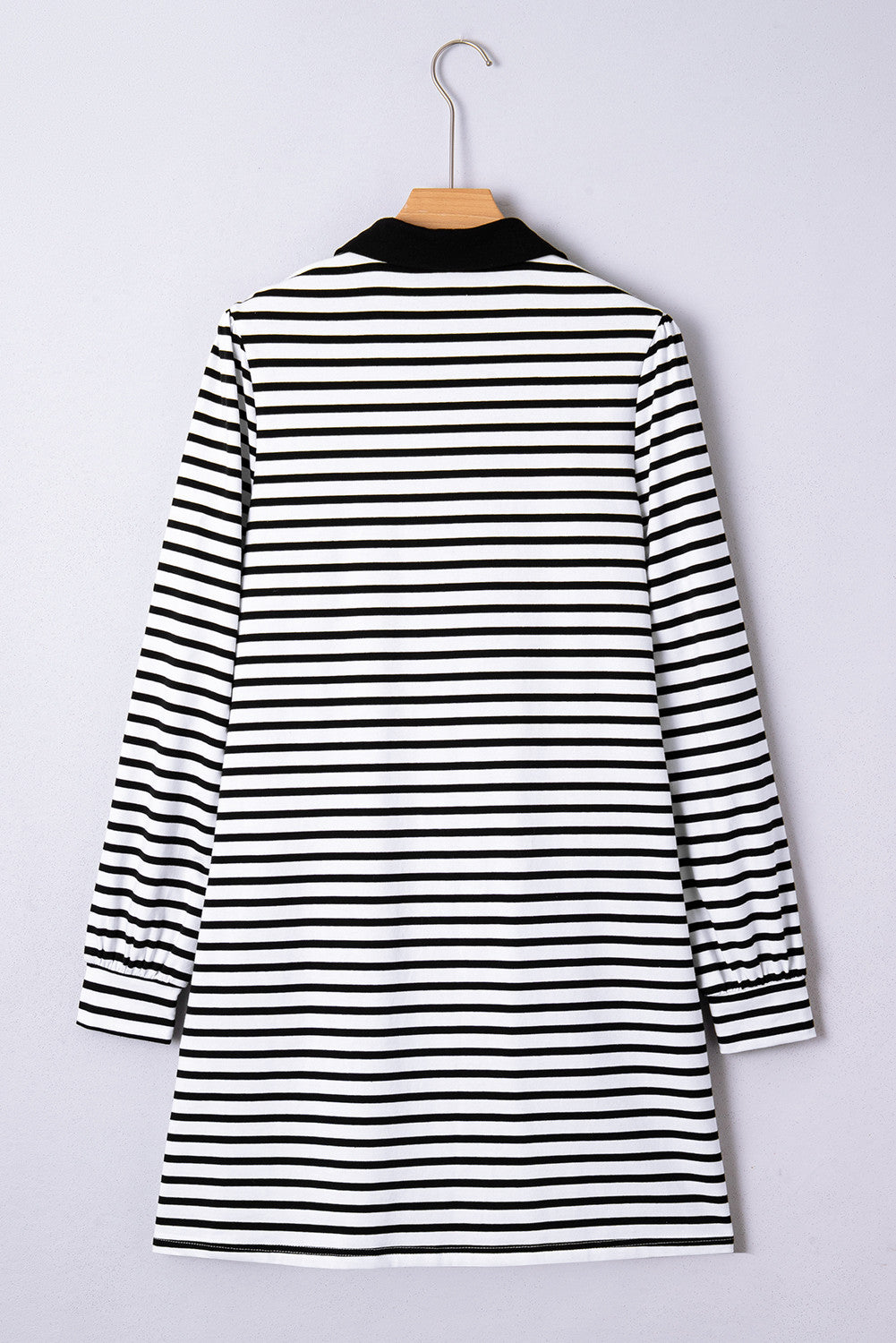 Stripe Collared T Shirt Dress LT