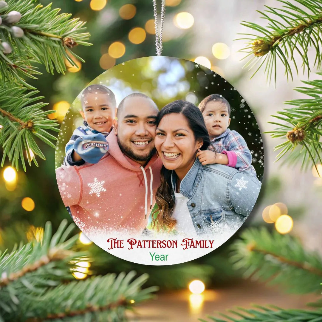Personalized Merry Christmas Ornament