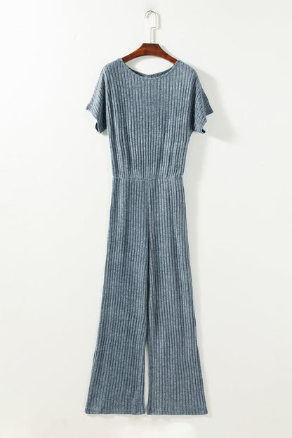 Ribbed Keyhole Jumpsuit LT