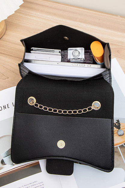 Black Chain Strap Purse LT