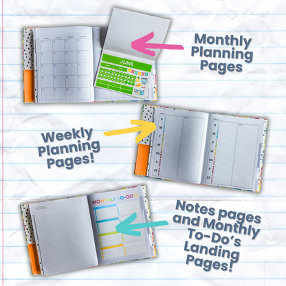The Go Planner Insert & Sticker Book