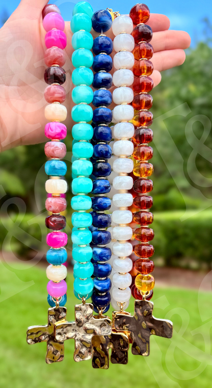 Chunky Cross Necklace RTS