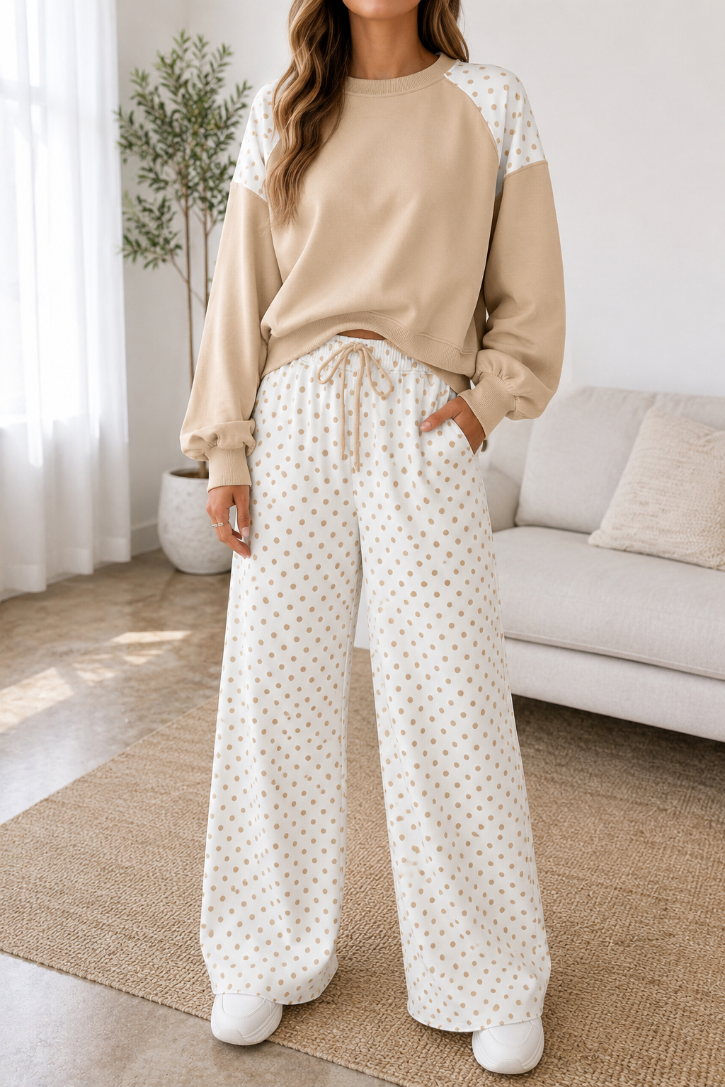 Polka Dot Patchwork Set