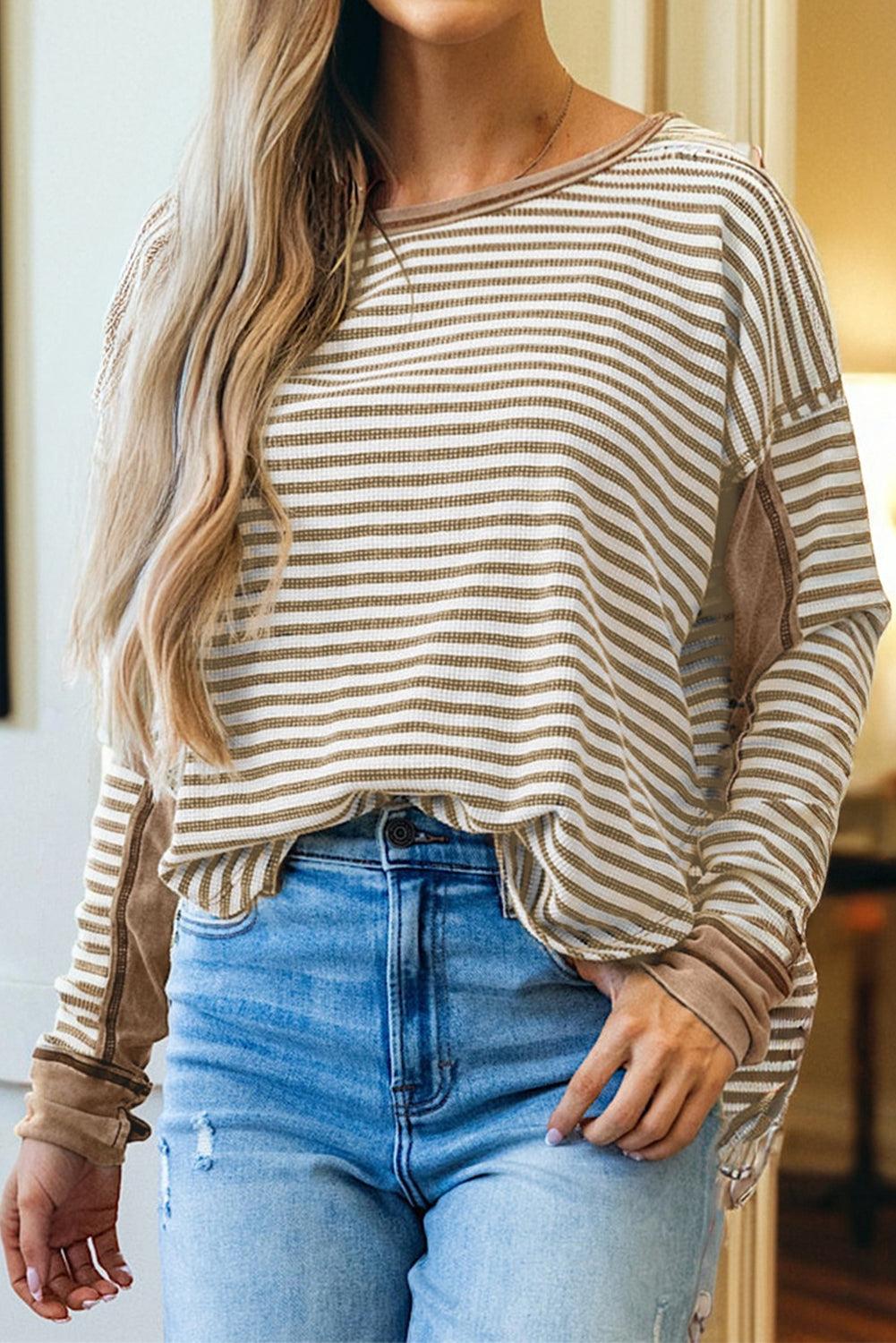 Stripe Thermal Knit Top November.