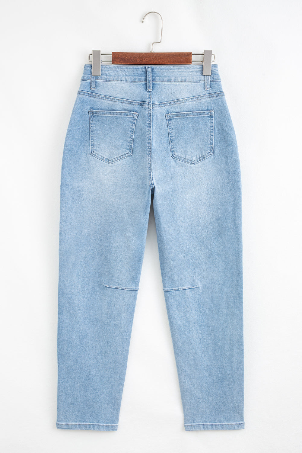 High Rise Barrel Jeans FB