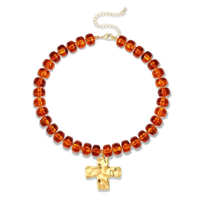 Chunky Cross Necklace RTS