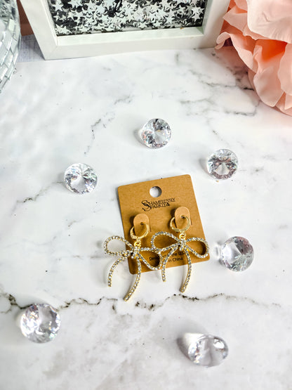 Anya bow knot earrings