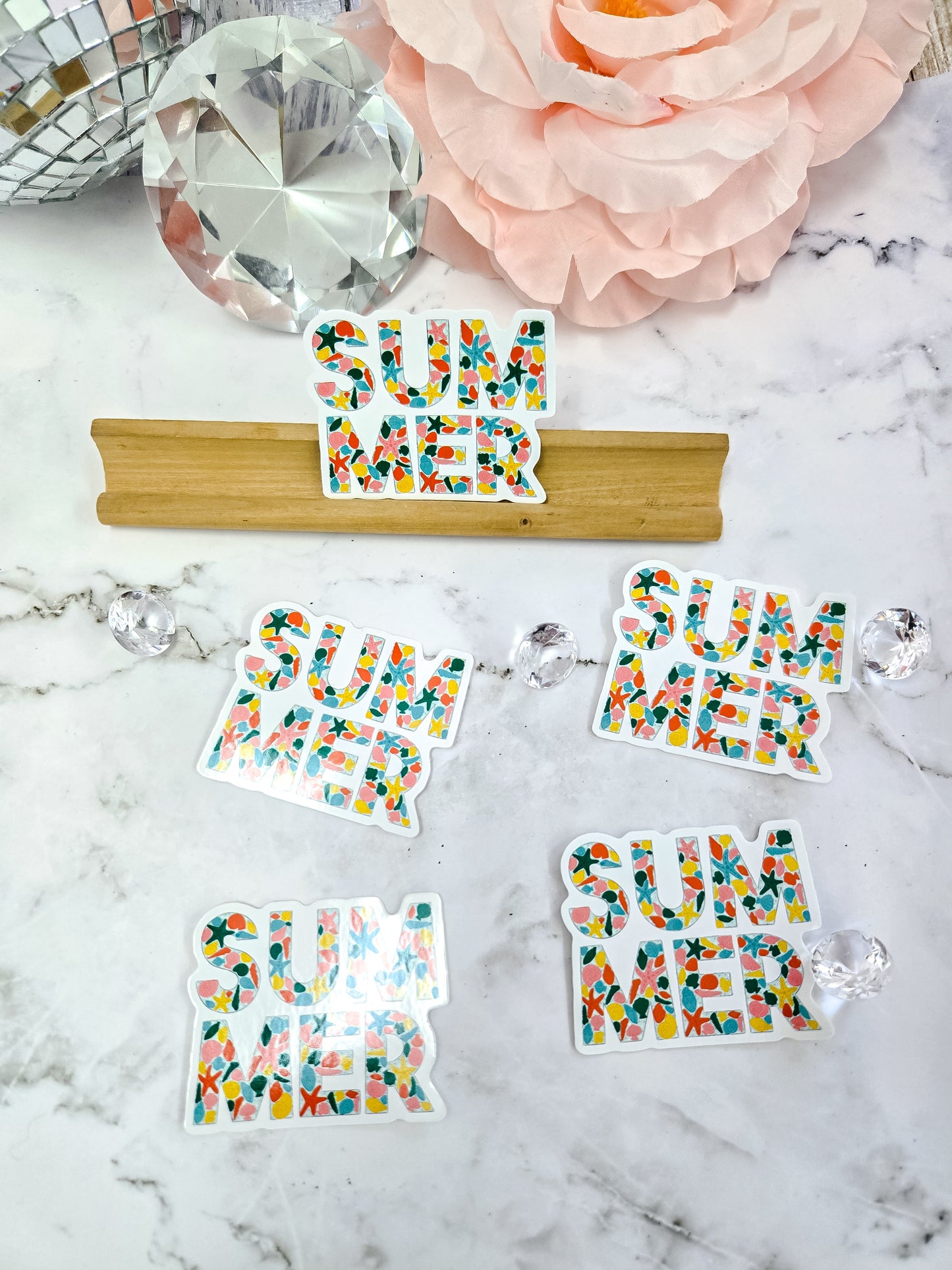 SUMMER vibes only sticker