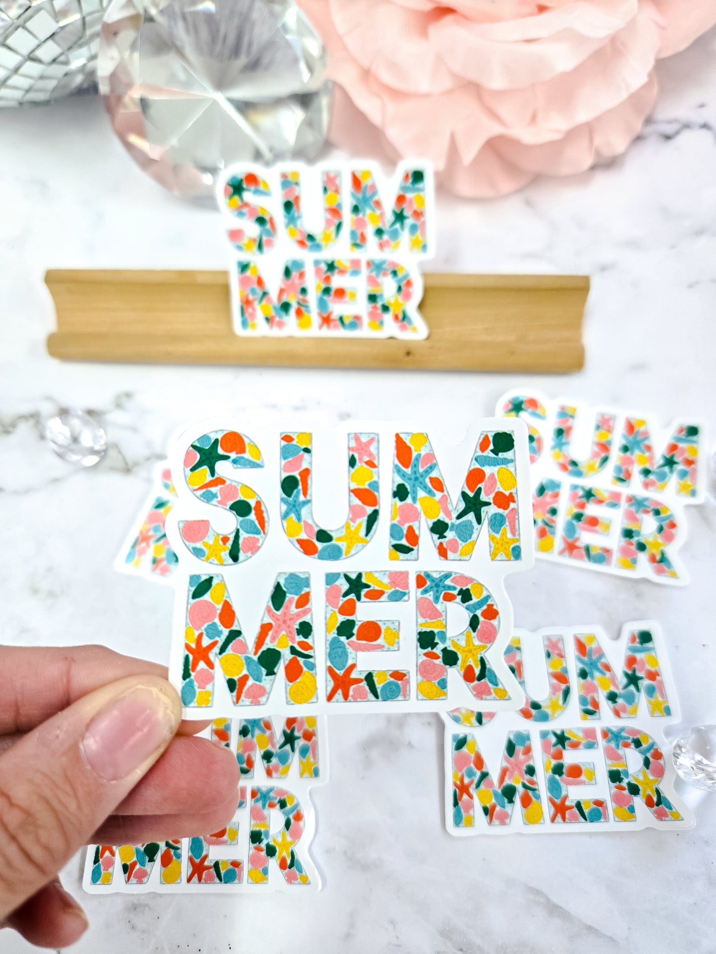 SUMMER vibes only sticker