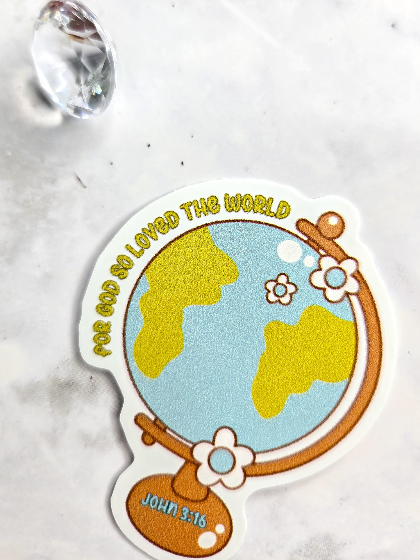 John 3:16 reminder sticker