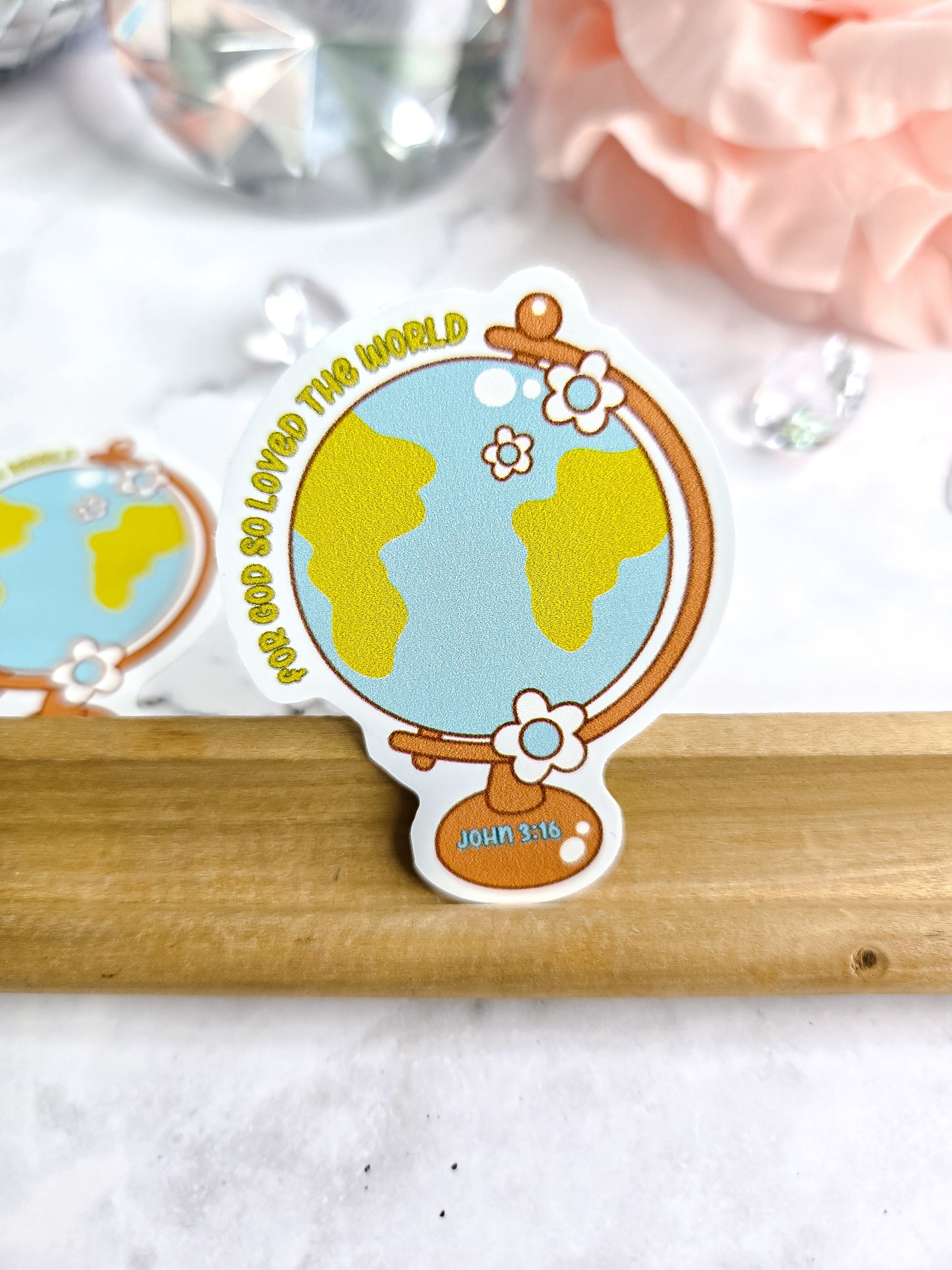John 3:16 reminder sticker