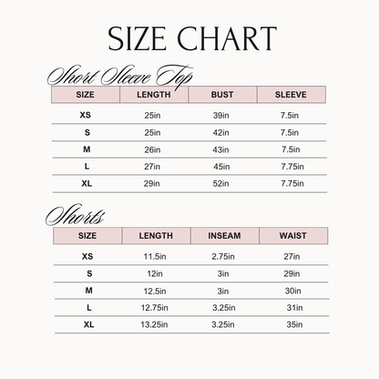 Blue Palms - Short Sleeve Pajama Set