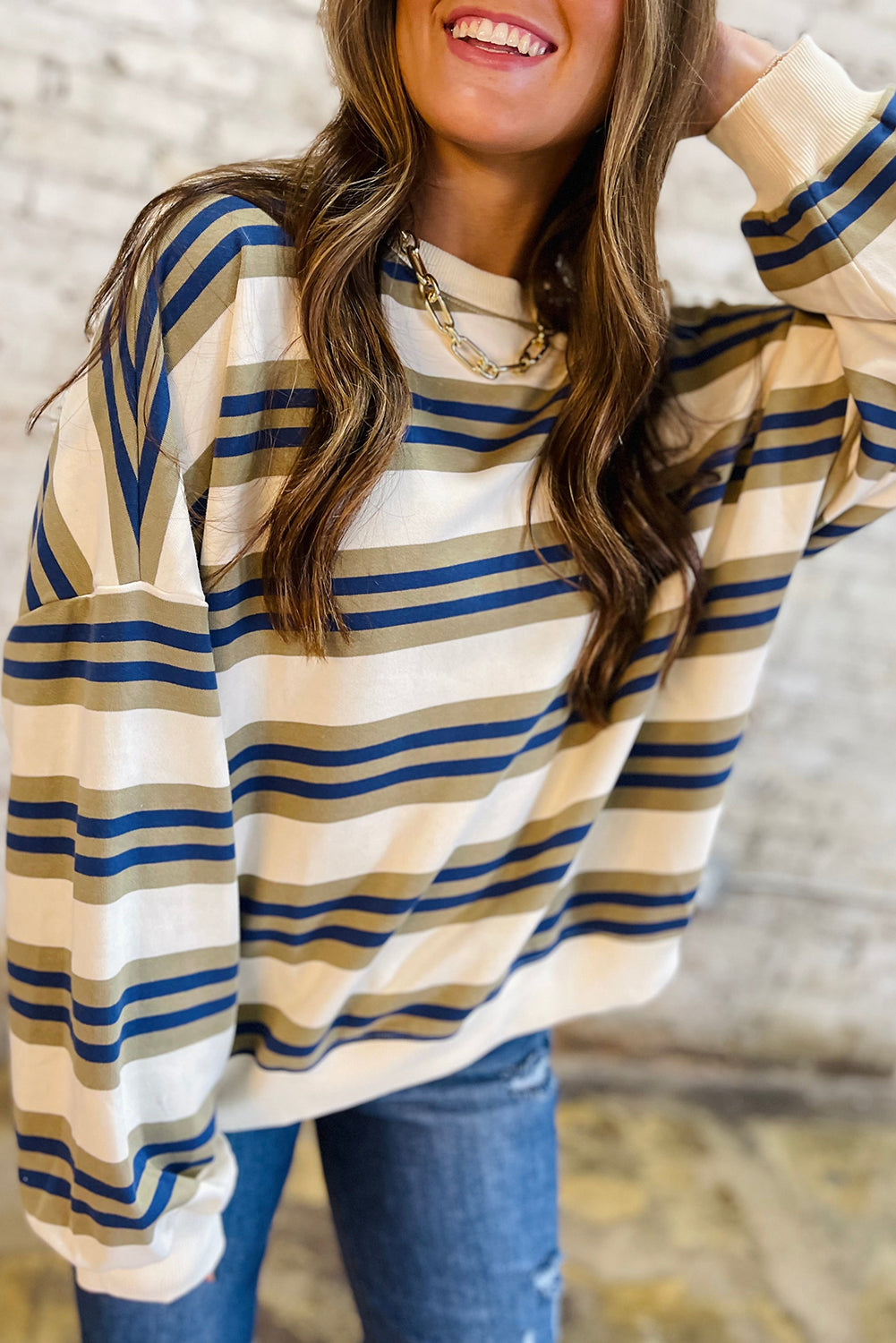 Stripe Pullover LT