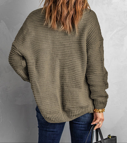 Olive Knit Cardigan LT
