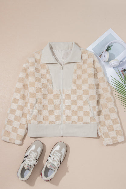 Khaki Sherpa Corduroy Jacket September.