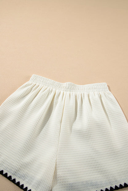 White Waffle Texture Bottoms LT