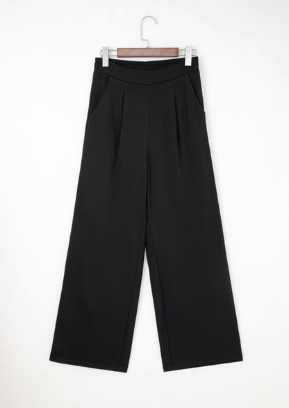 Pleated Pull On High Elastic Pants