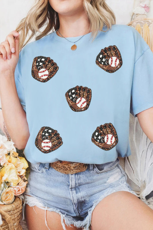 Baseball Sequin T-Shirt RTS