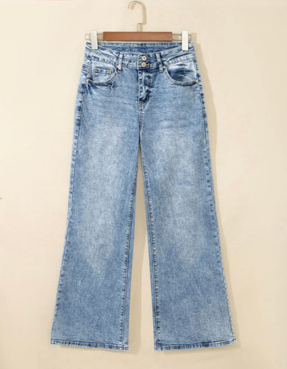 Blue Acid Wash Jeans (Light or Dark Wash)