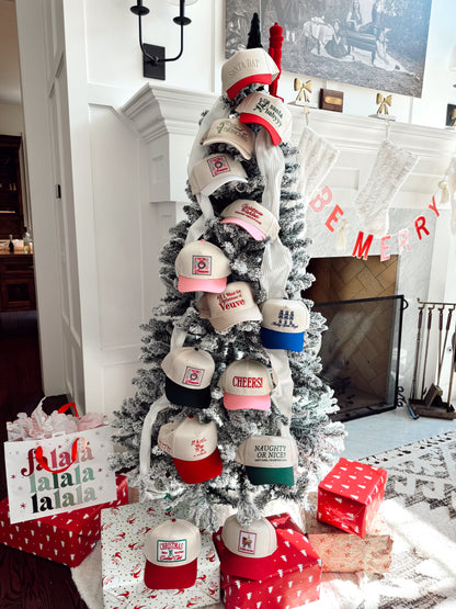 All I Want for Christmas is Cocktails - Red Vintage Trucker Hat