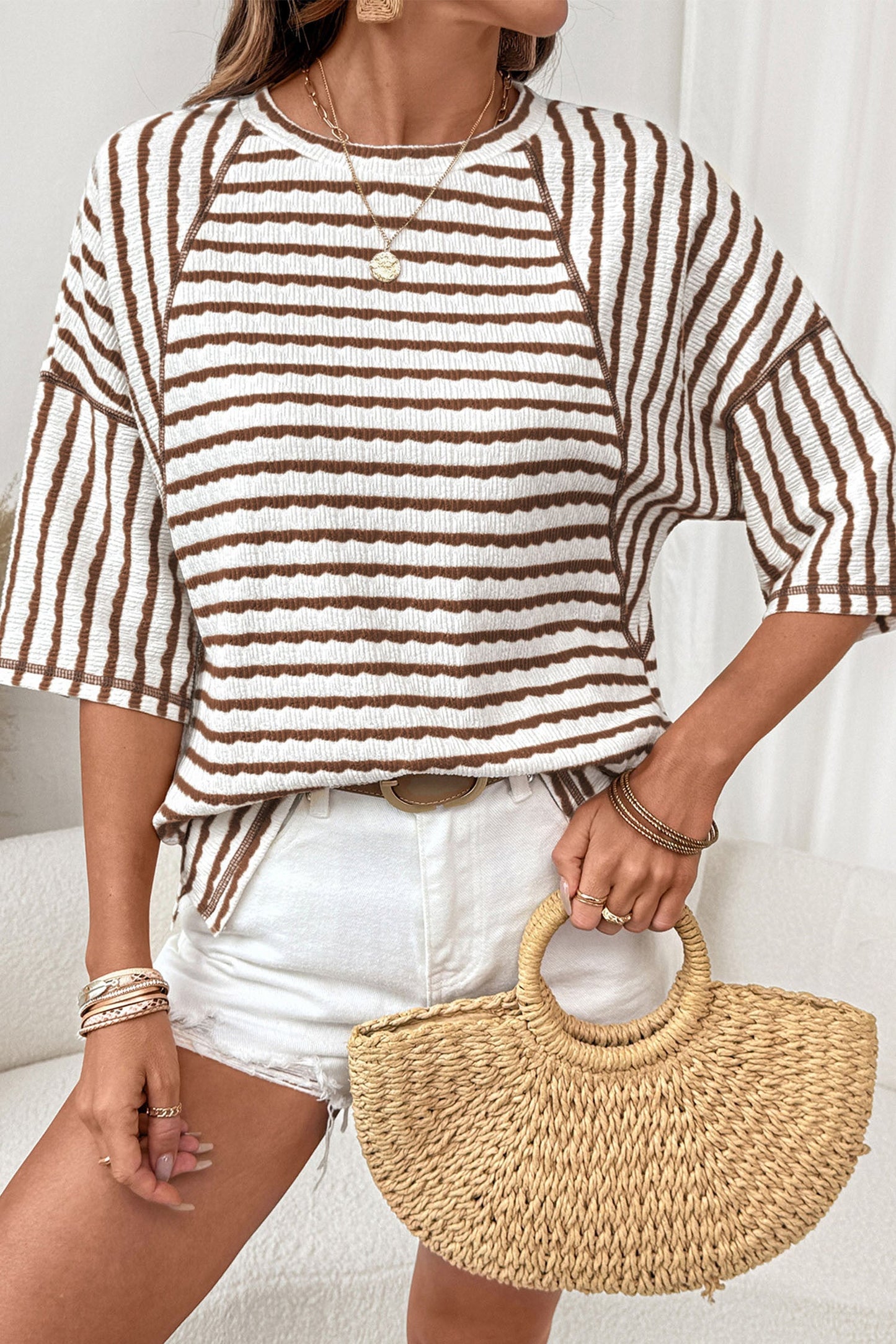 Stripe Knit Top *Multiple Colors* RTS