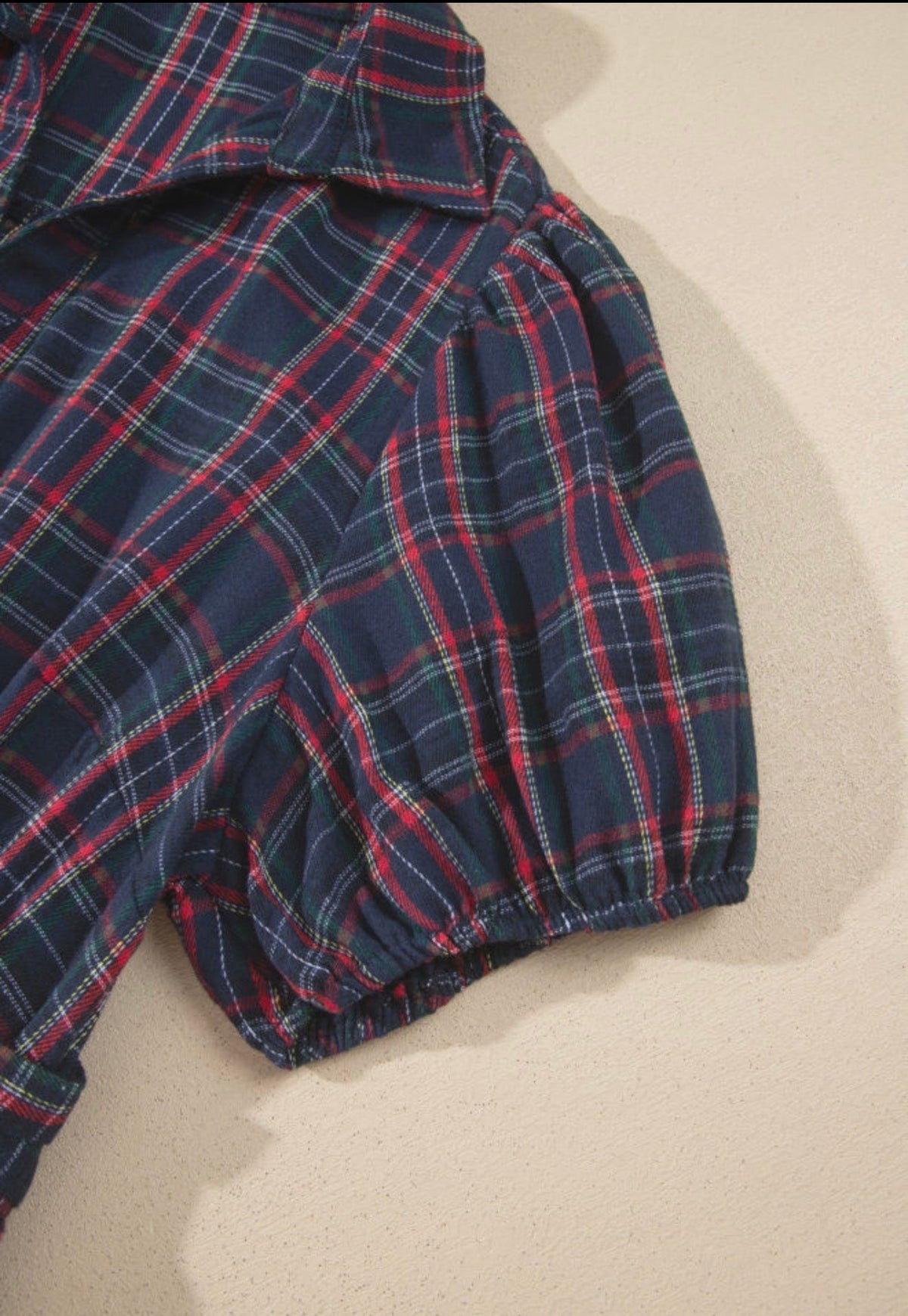 Plaid Belted Plus Dress