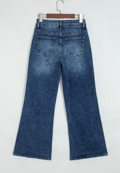 Blue Acid Wash Jeans (Light or Dark Wash)